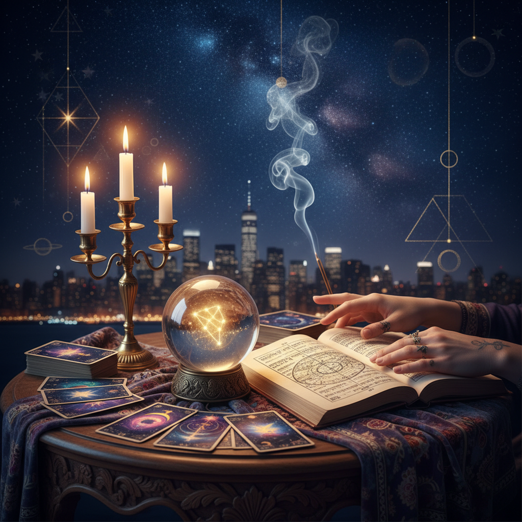 Mystical celestial aura cleansing energy healing in New York city