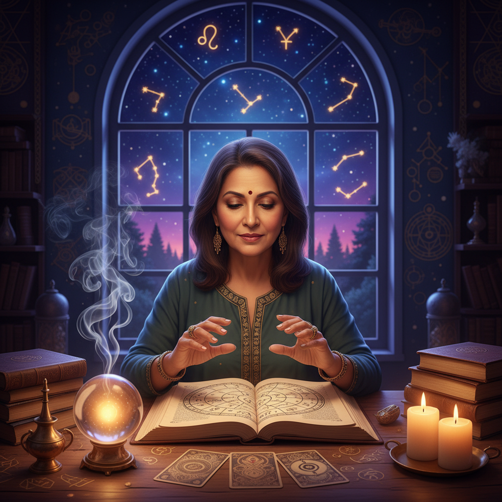 Celestial stars and zodiac symbols representing astrology in New York City