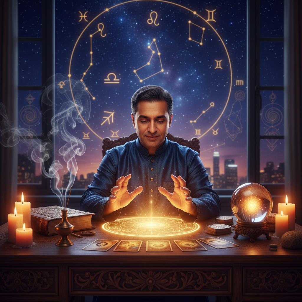 Discover Aura Reading in New York with Master Krish Mystical celestial energy field representing aura colors in New York
