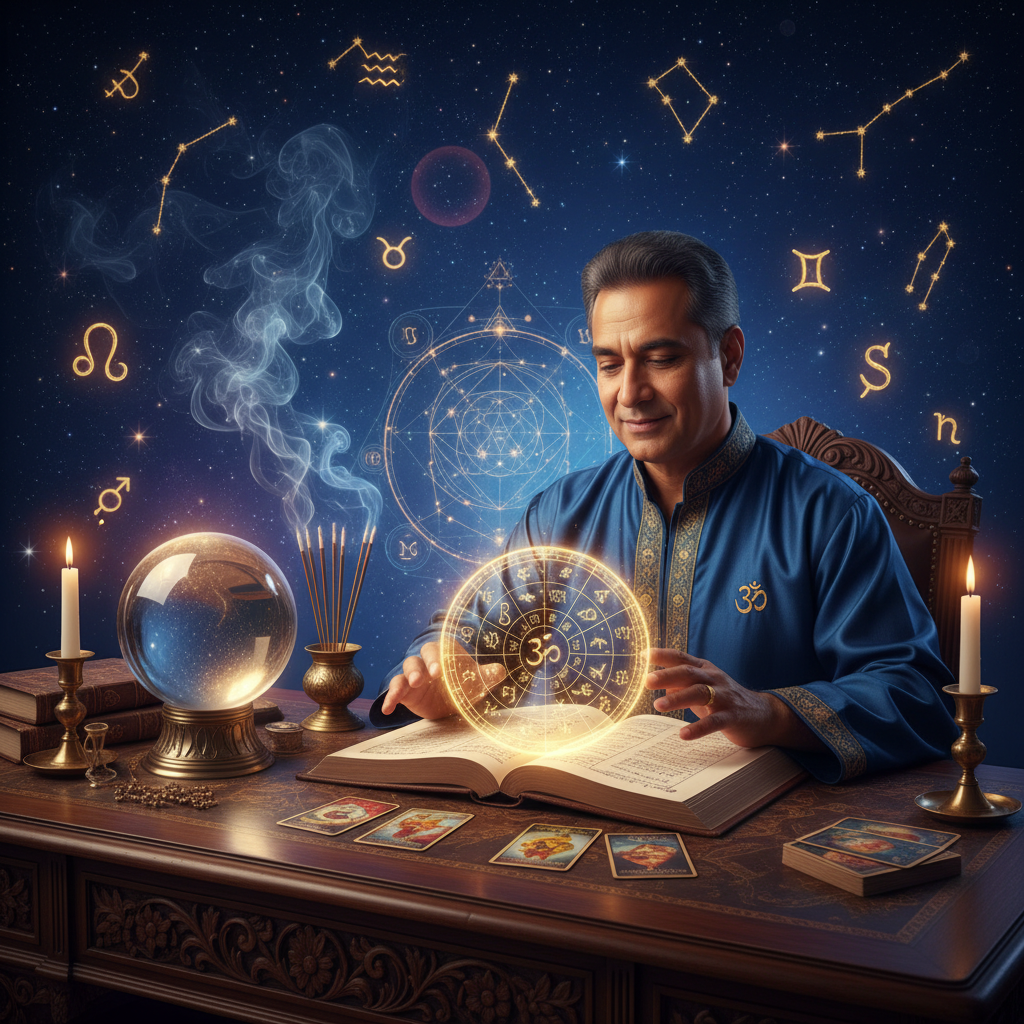 Mystical celestial image symbolizing psychic reading in New York