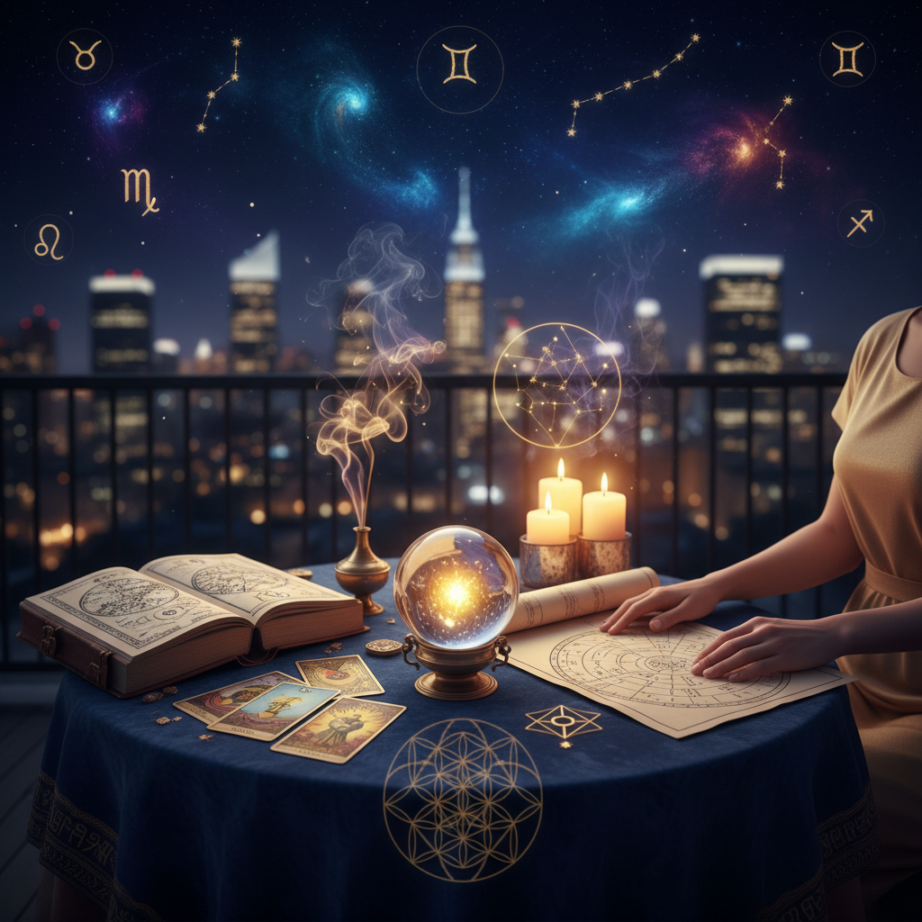 Discover Expert Psychic Medium New York Readings 24/7 Mystical celestial image representing spiritual connection sessions in New York