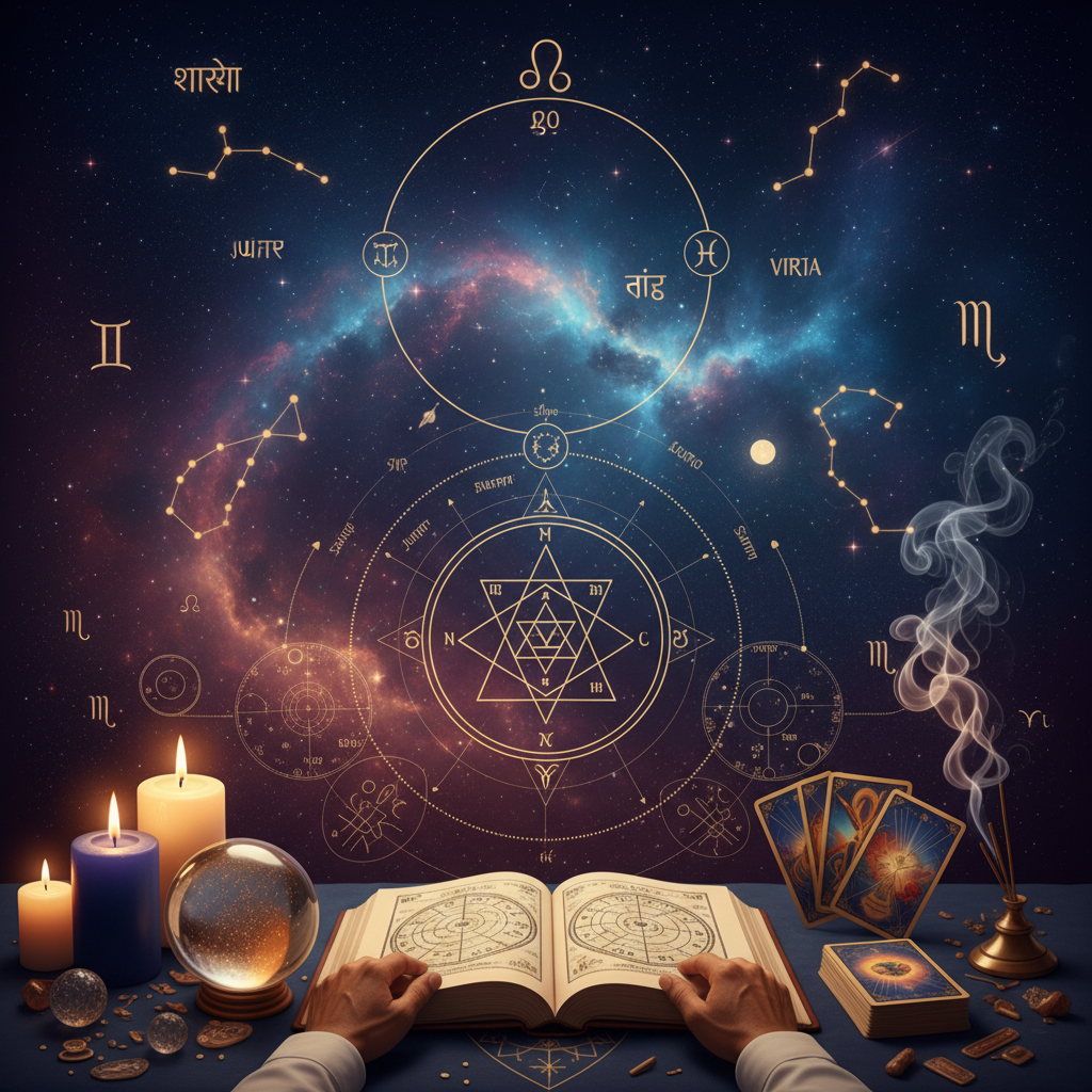Mystical celestial energy representing psychic medium services in New York City