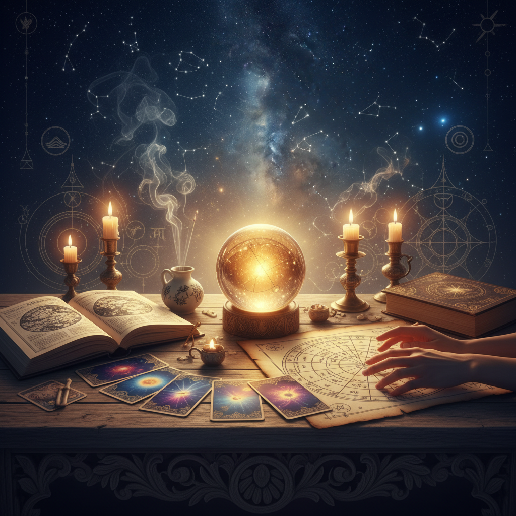 Expert Psychic Reading New York | Intuitive Spiritual Guidance Mystical celestial image depicting spiritual energy flow in New York City