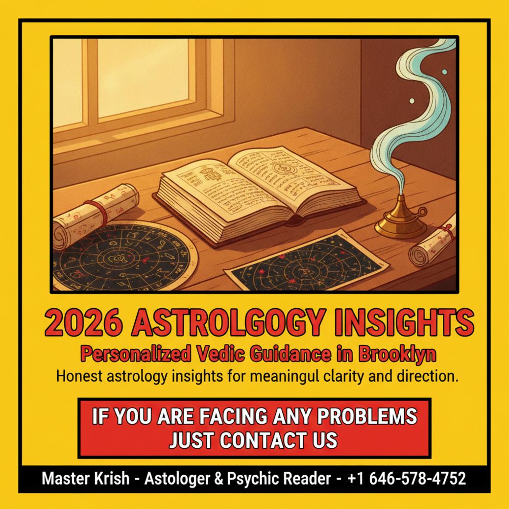 What to Expect in 2026 Vedic Astrology Predictions in Brooklyn? 2026 vedic astrology predictions shown with charts in Brooklyn, NY