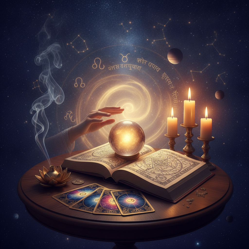 Mystical celestial image symbolizing psychic guidance in New York