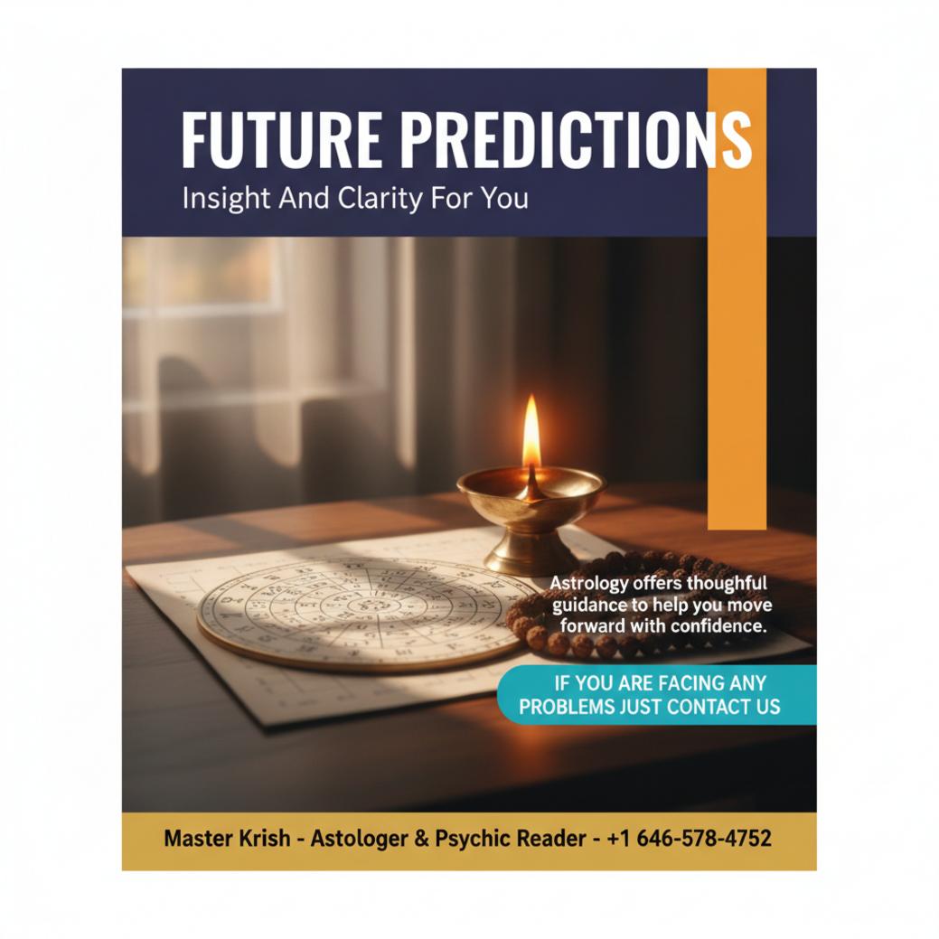 future predictions astrological tools on wooden table in New York