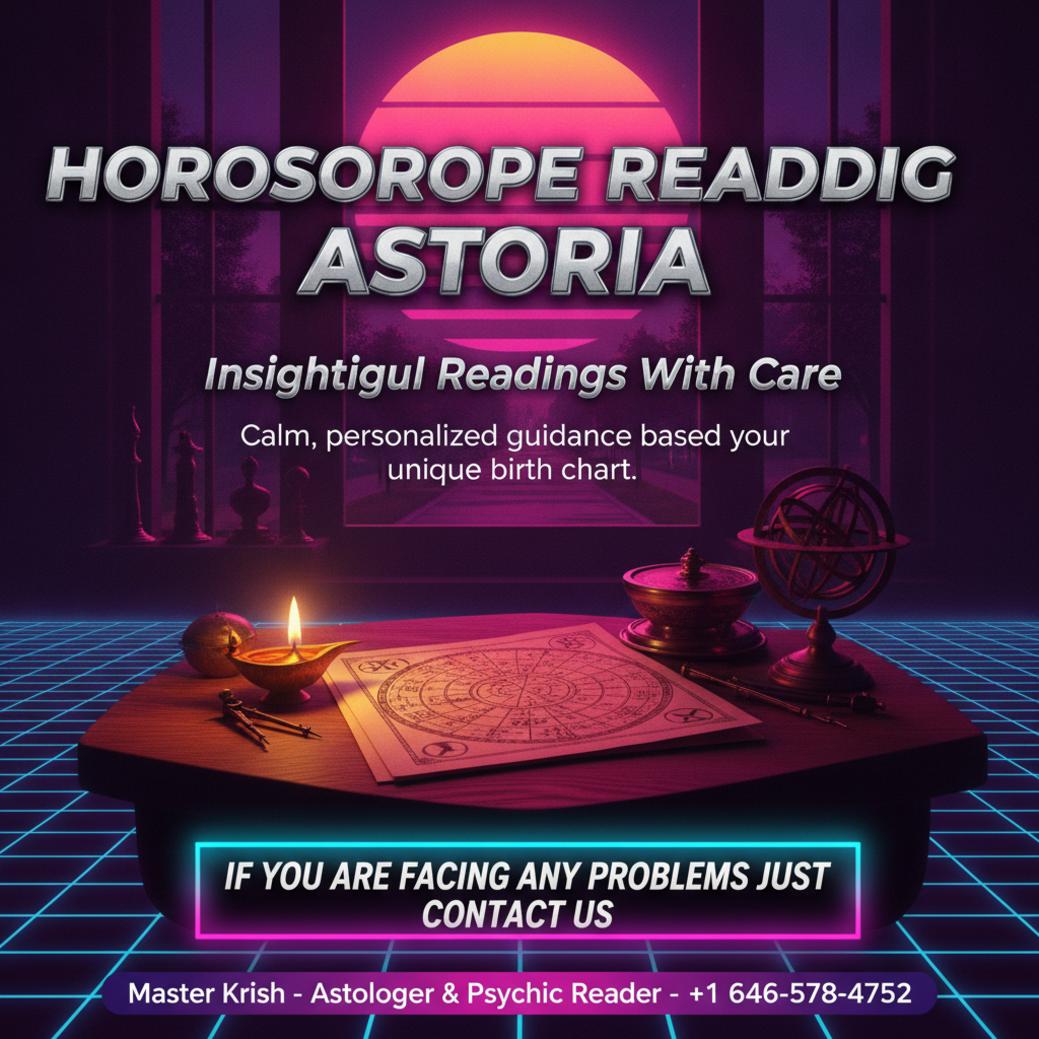 How Horoscope Reading Can Guide You in Astoria, NY Horoscope reading setup with astrological tools in Astoria, NY