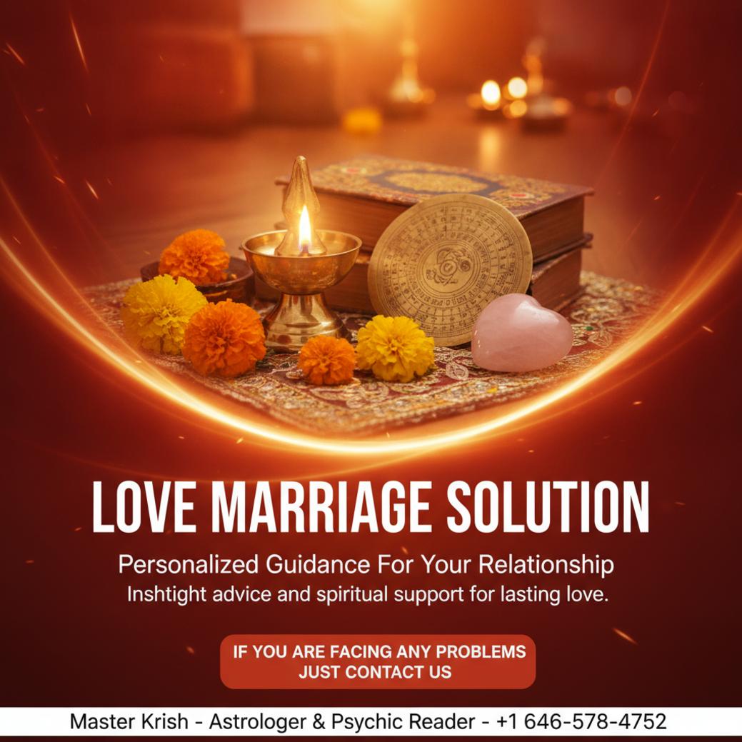 Finding Love Marriage Solution in Long Island, NY Love marriage solution setup with kundli chart and diya in Long Island, NY