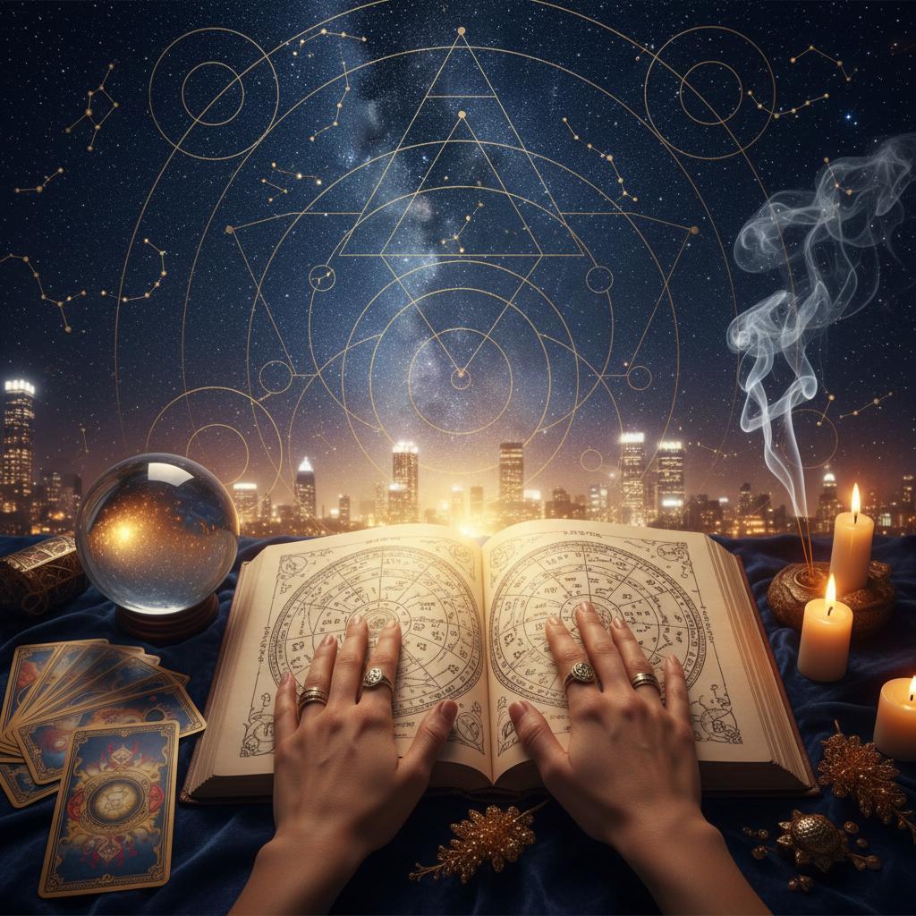 Expert Negative Energy Removal New York for Spiritual Balance Mystical celestial energy healing scene in New York cityscape