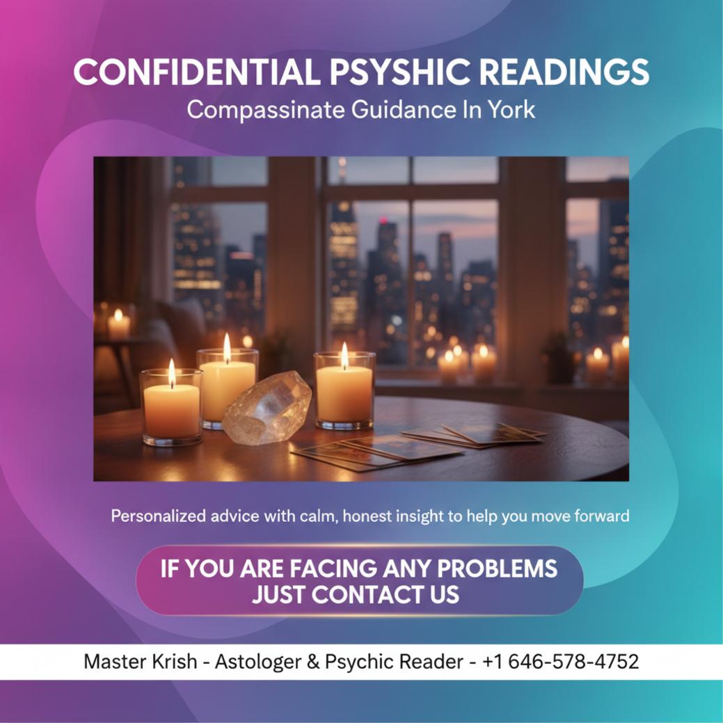 Trusted Psychic in New York, NY for Honest Guidance Psychic reading setup with candles and cards in New York, NY