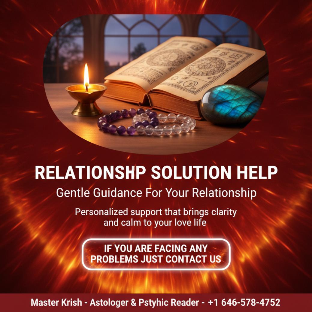 How Relationship Problem Solution Works in Astoria, NY Relationship problem solution session scene in Astoria, NY with spiritual tools and soft lighting