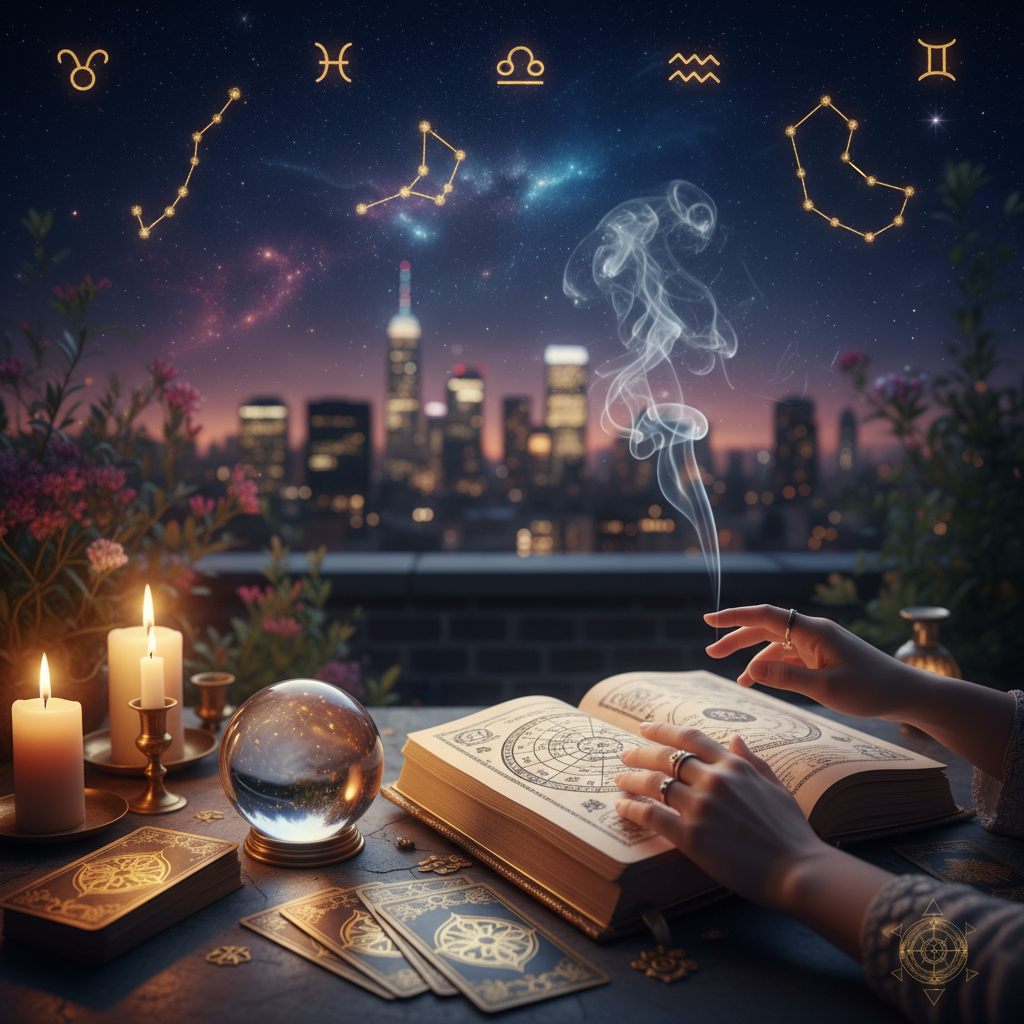 Spiritual Cleansing New York: Restore Your Aura & Energy Balance Mystic celestial energy field surrounding a person meditating in New York