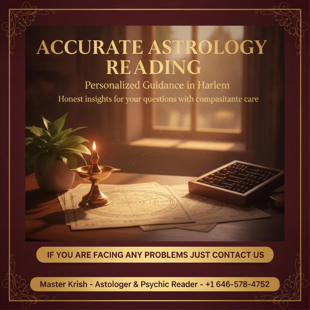 How Astrology Reading Guides You in Harlem, NY detailed astrology reading setup with Vedic charts in Harlem, NY