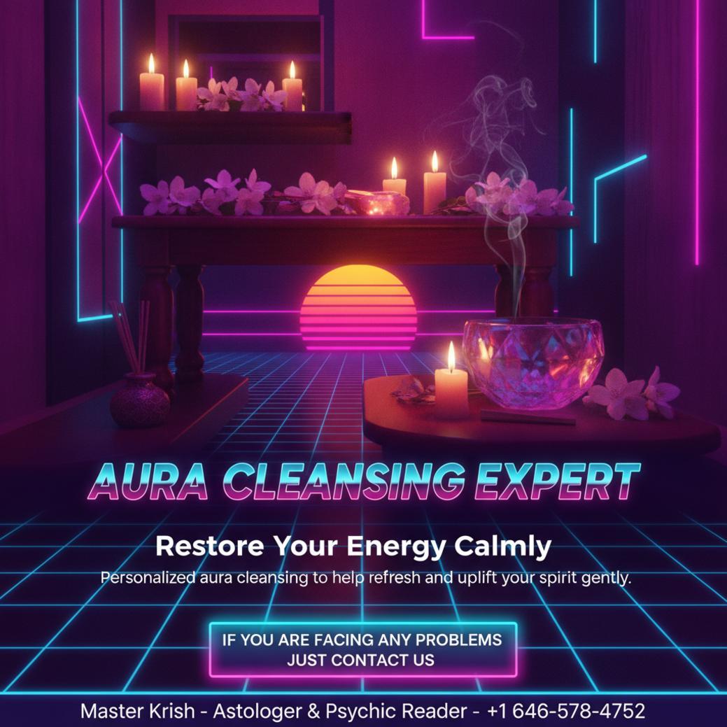 How Aura Cleansing Can Bring Peace in Upper East Side, NY calming aura cleansing setup with candles and crystals in Upper East Side