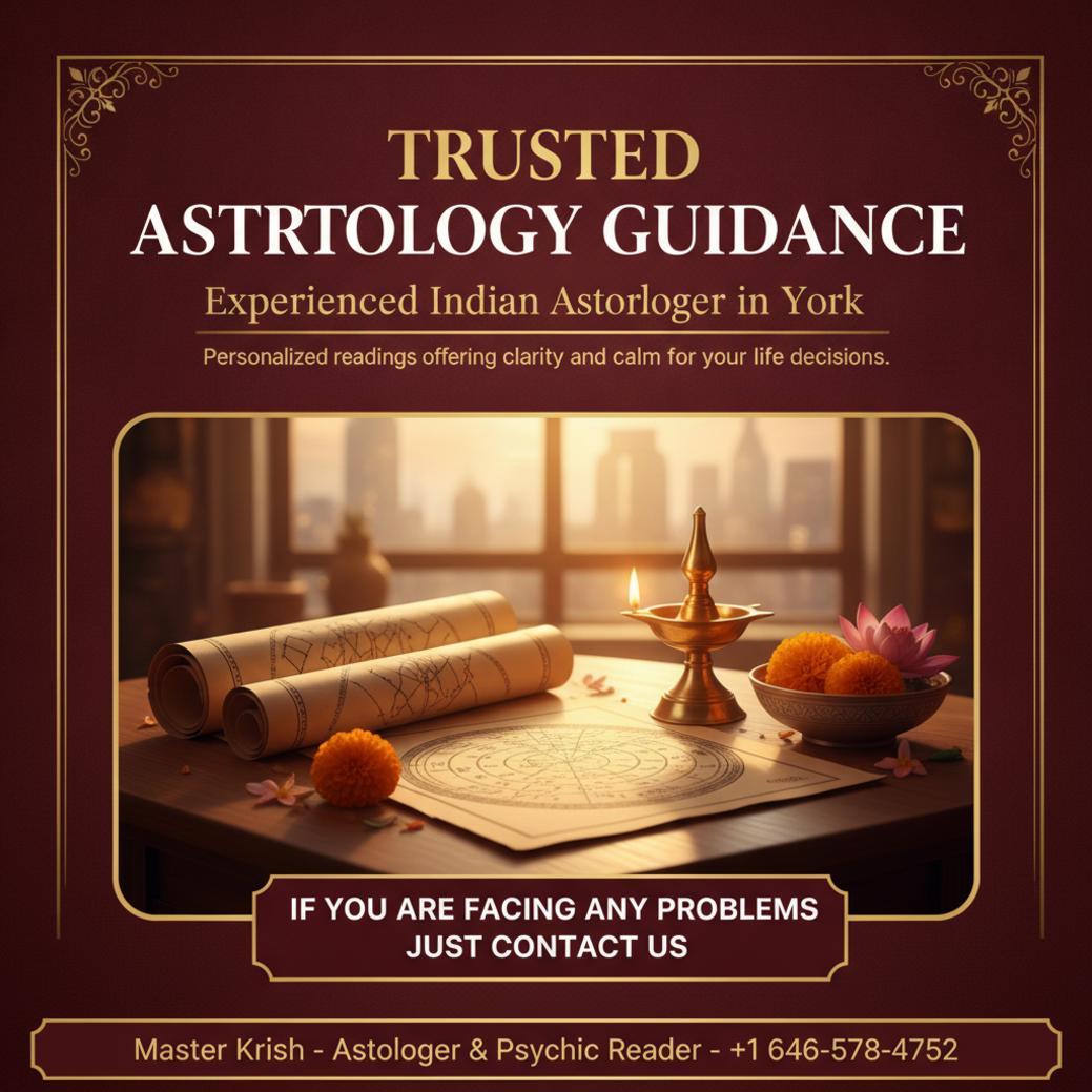 How to Find the Best Indian Astrologer in New York Calming Indian astrology setup with Vedic charts in New York room