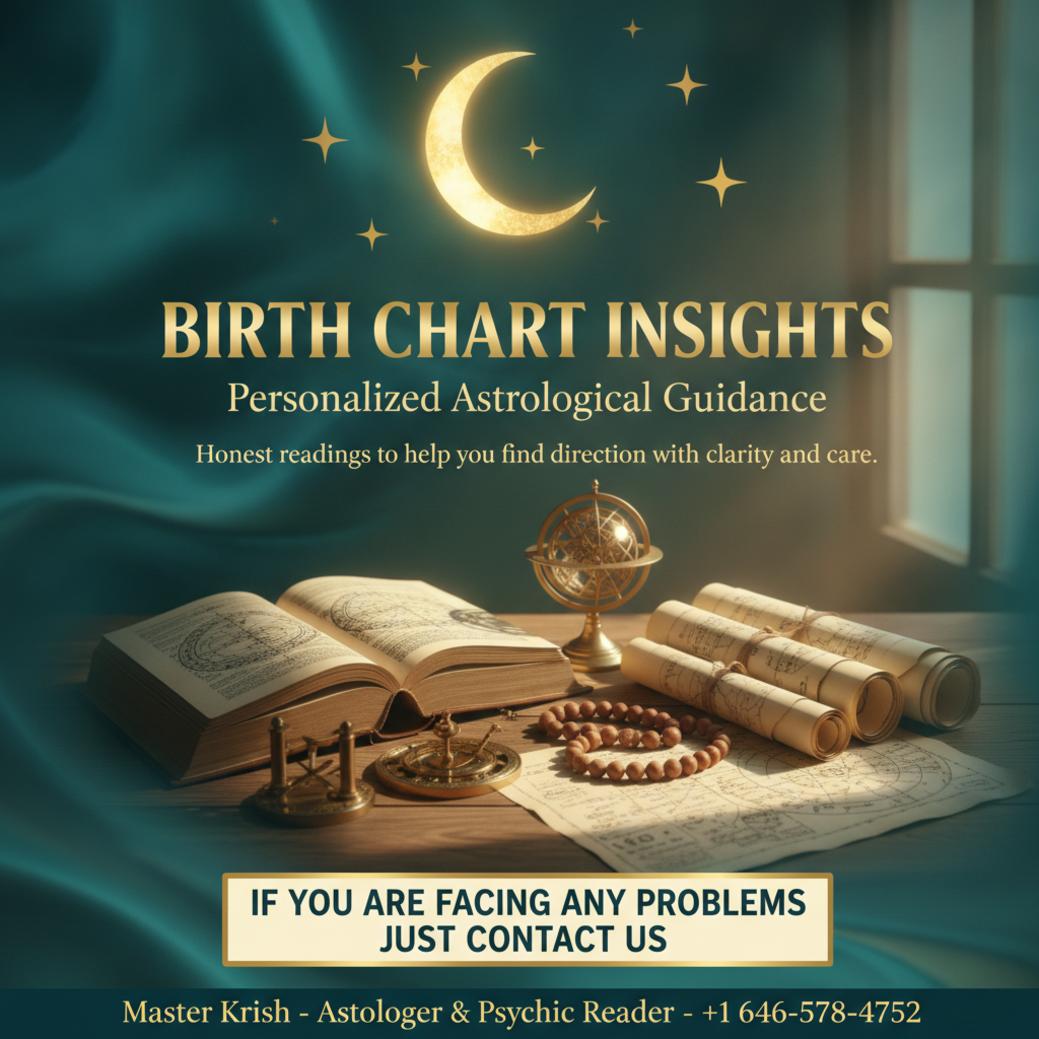 How Birth Chart Reading in Long Island Can Offer Clarity Birth chart reading setup with charts and astrological tools in Long Island