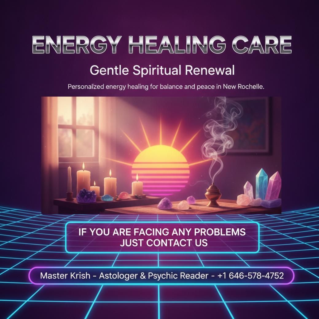 How Energy Healing Supports Wellbeing in New Rochelle, NY peaceful energy healing setup with crystals and candles in New Rochelle room