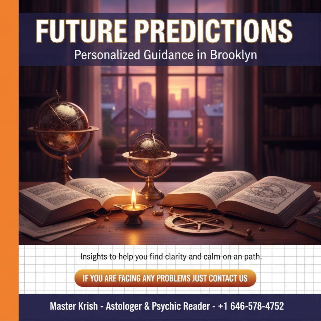How Future Predictions in Brooklyn Can Guide Your Next Step Vedic astrology books and tools on table in Brooklyn, NY setting