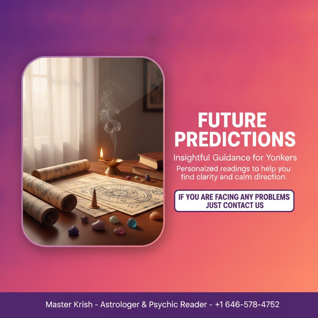 Future predictions reading setup with astrological charts in Yonkers, NY