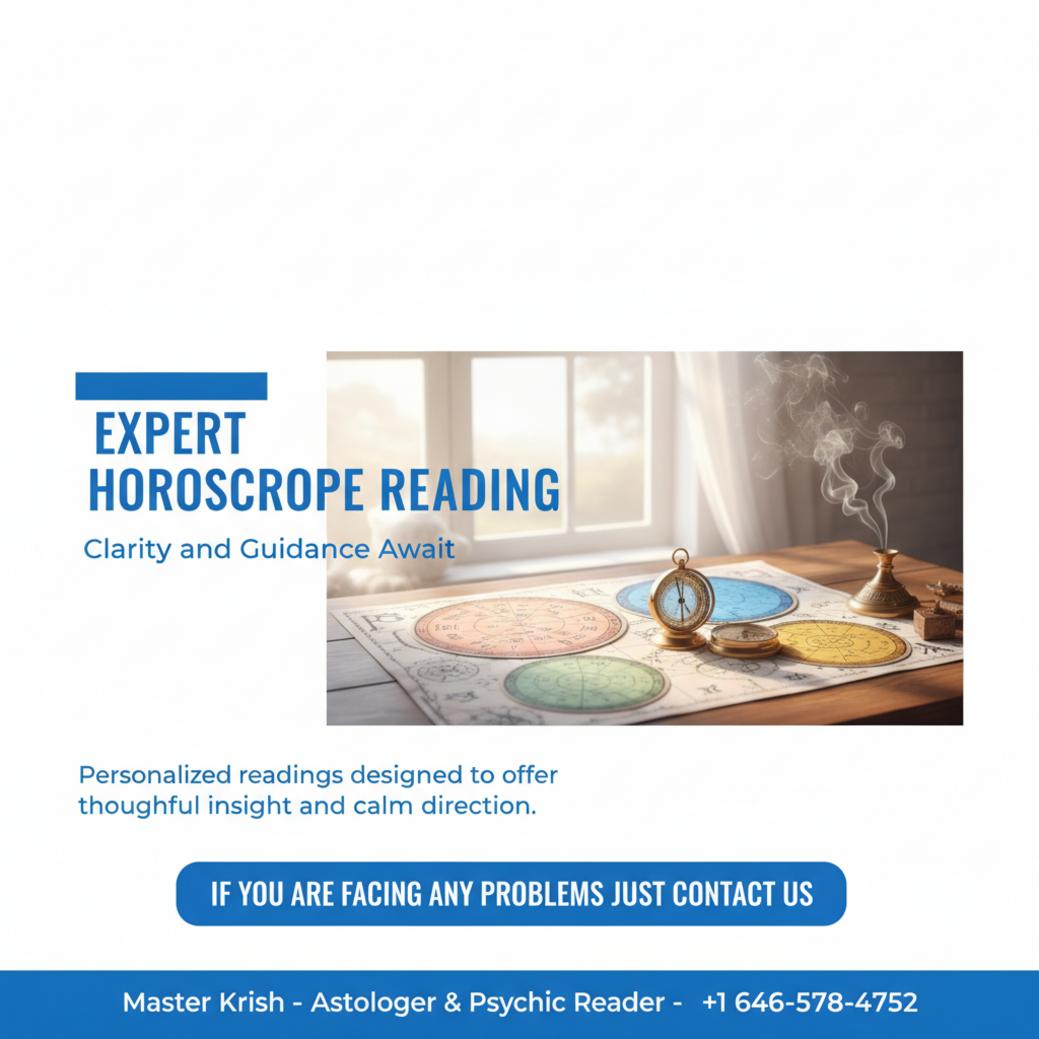 Horoscope reading charts and tools on wooden desk in Jackson Heights atmosphere
