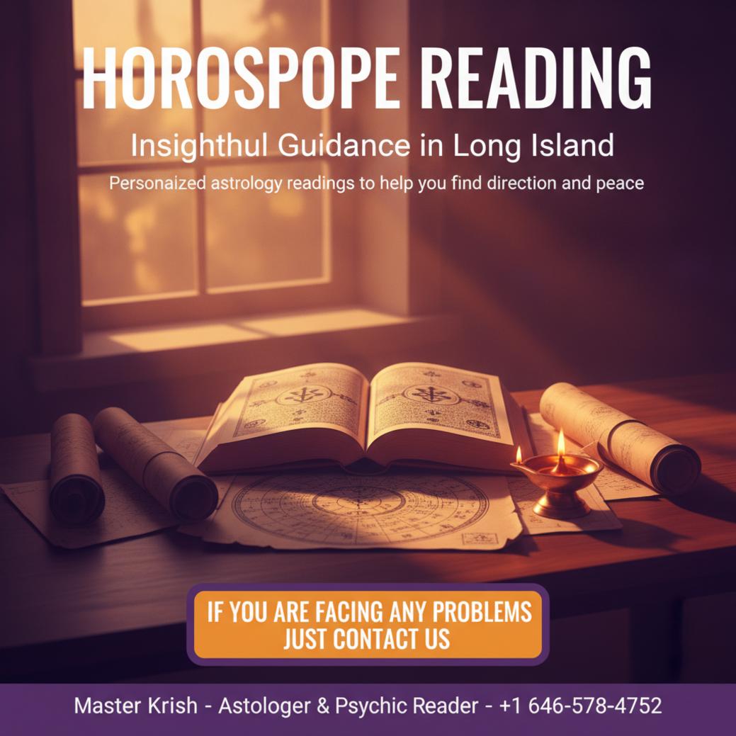 Trusted Horoscope Reading in Long Island, NY for Clarity Detailed horoscope reading setup with Vedic charts in Long Island, NY
