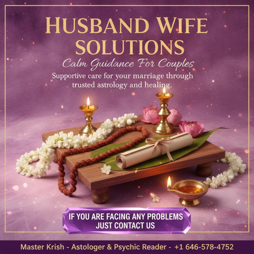 How Husband Wife Problem Solution Helps Couples in Upper East Side Husband wife problem solution tools on wooden table Upper East Side