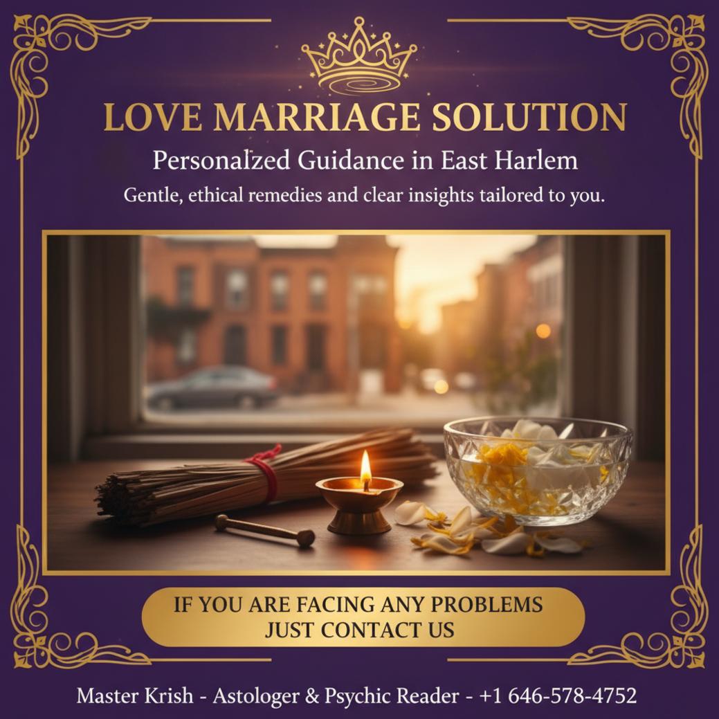 How Love Marriage Solution Works in East Harlem, NY Traditional love marriage solution tools on table in East Harlem, NY