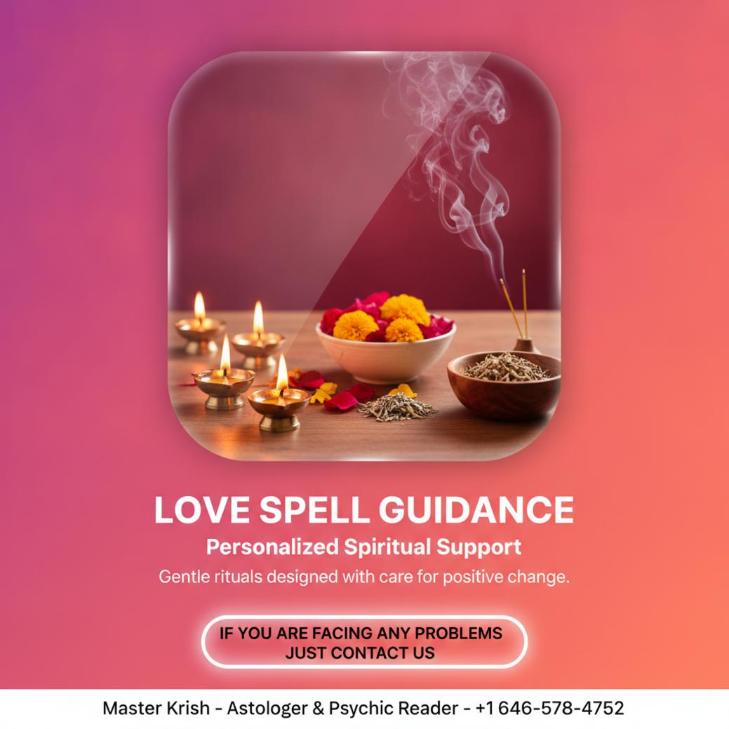 How Love Spell Guidance Can Help in Astoria, NY Love spell guidance setup with Vedic items and soft light in Astoria, NY