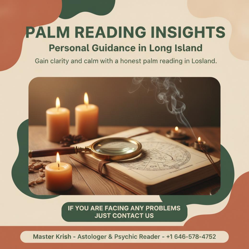 How Palm Reading Works with an Expert in Long Island, NY Close-up of palm reading tools and charts in Long Island, NY