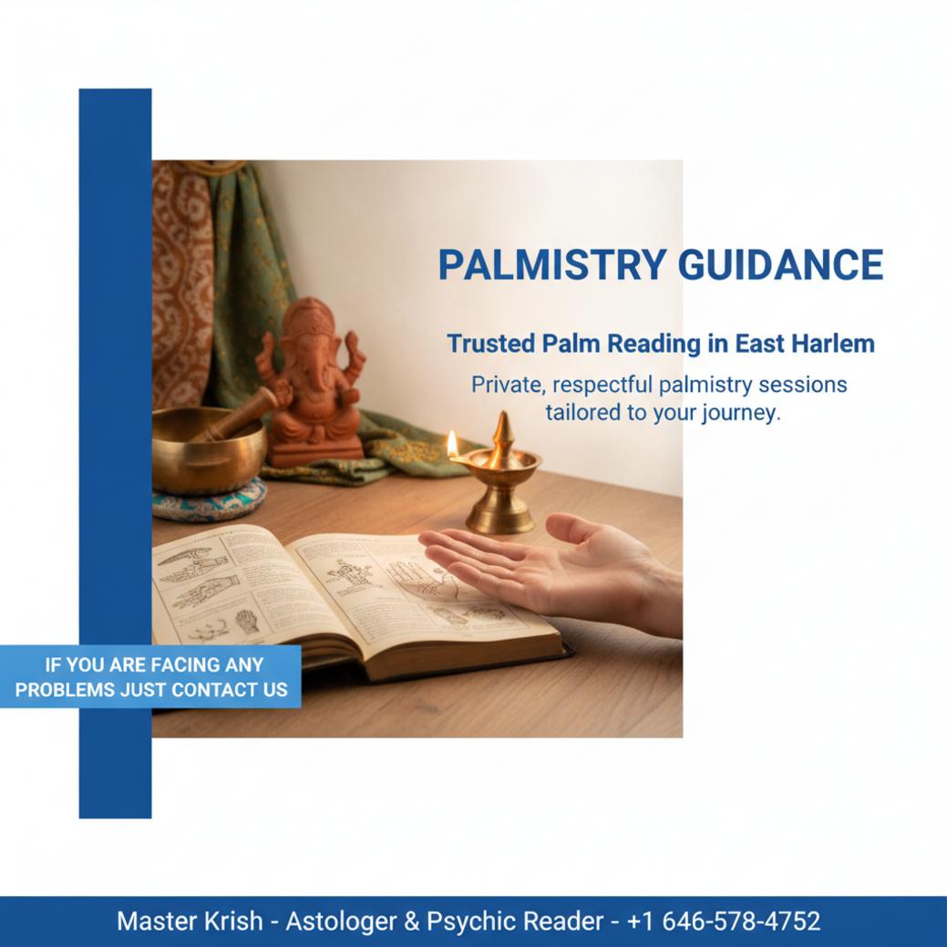 How Palmistry in East Harlem Can Guide Your Next Step Palmistry reading tools on a warm wooden table in East Harlem office