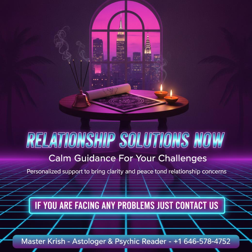 Relationship problem solution setup with kundli chart in Manhattan room