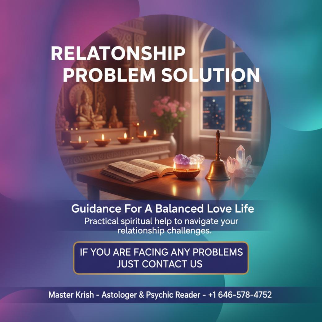 How Relationship Problem Solution Works in New York, NY Relationship problem solution session setup with Vedic tools in New York room