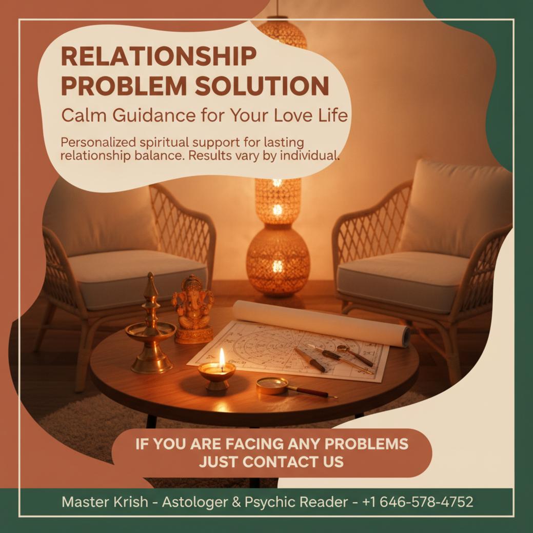 Relationship problem solution session setup in New York calm atmosphere