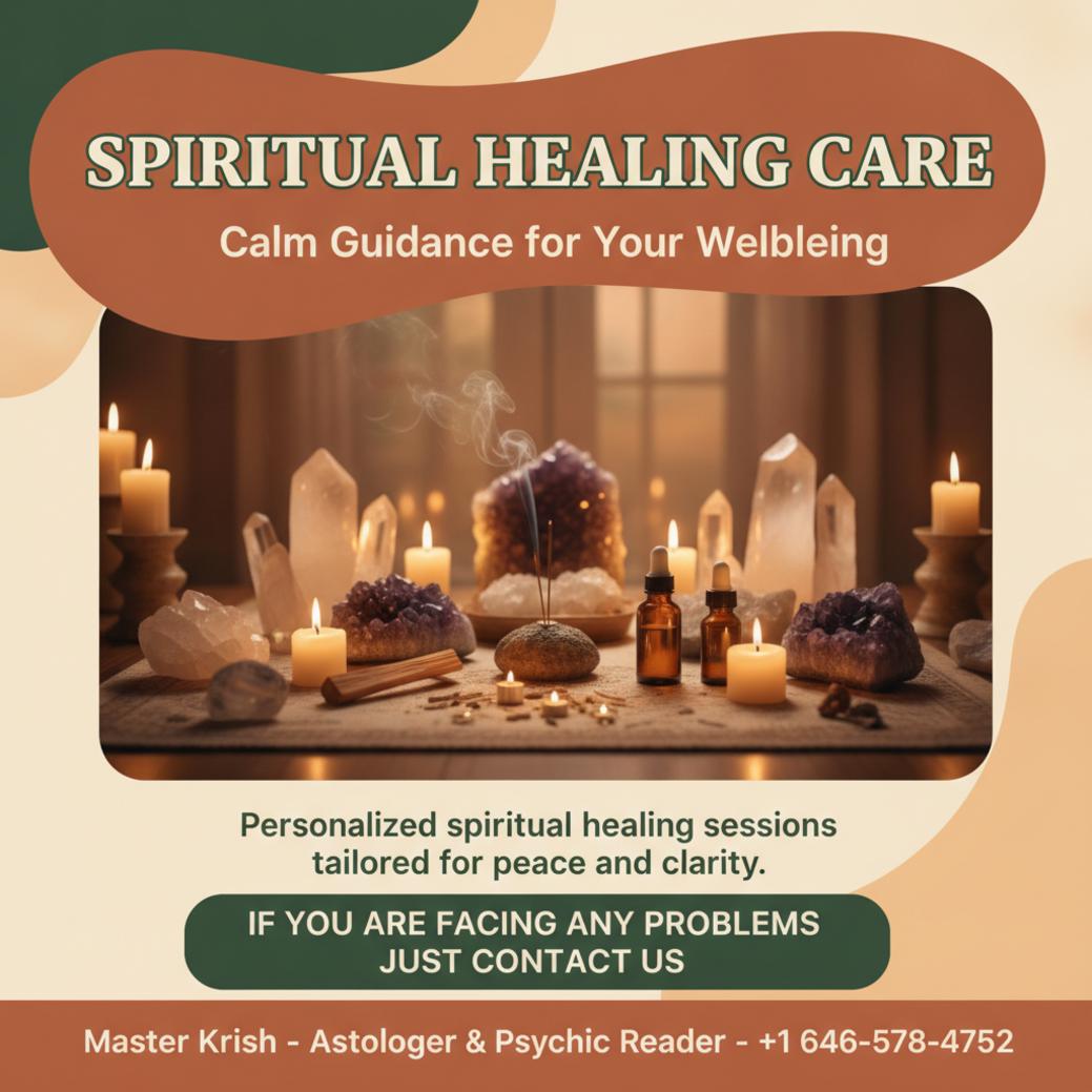 How Spiritual Healing Brings Peace in New Rochelle, NY spiritual healing setup with crystals and candles in New Rochelle room