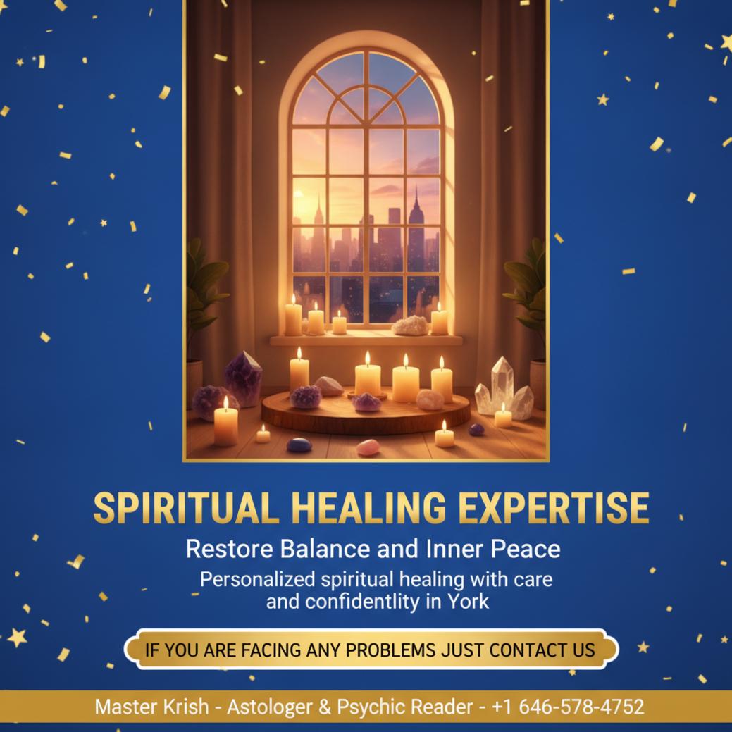 How Spiritual Healing Can Help You Find Peace in New York Spiritual healing setting with candles and crystals in New York