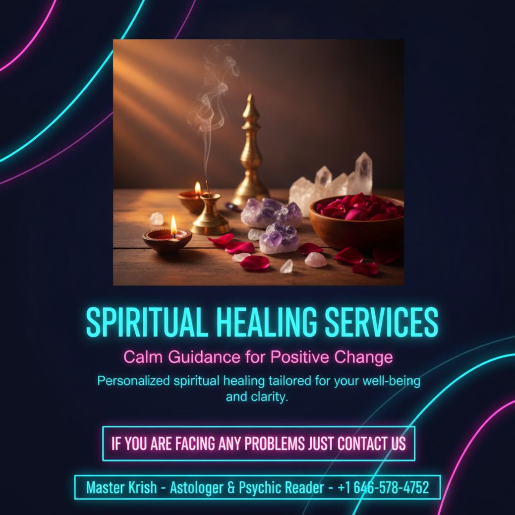peaceful spiritual healing setup with diya and crystals Upper West Side