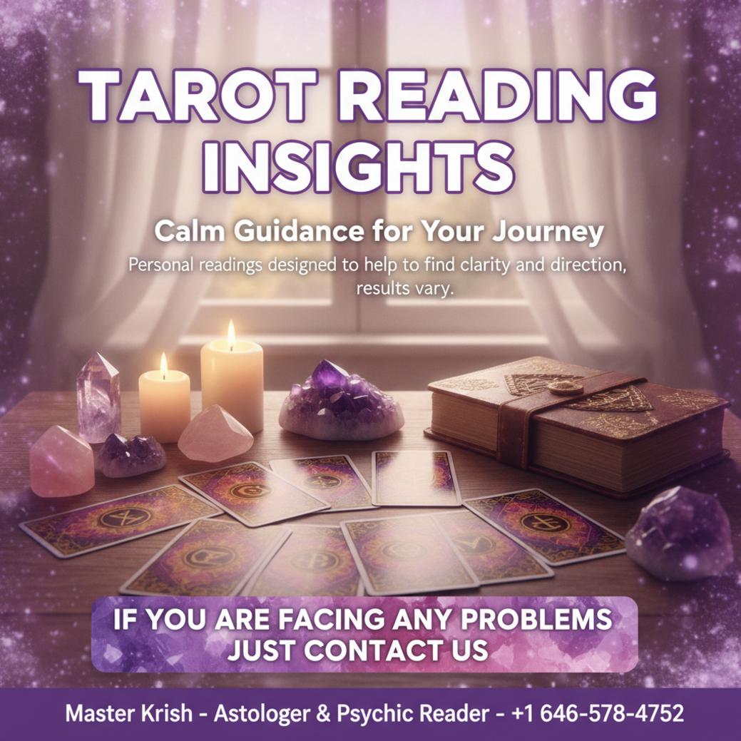How Tarot Reading Can Guide You in White Plains, NY Tarot reading setup with cards and crystals in White Plains
