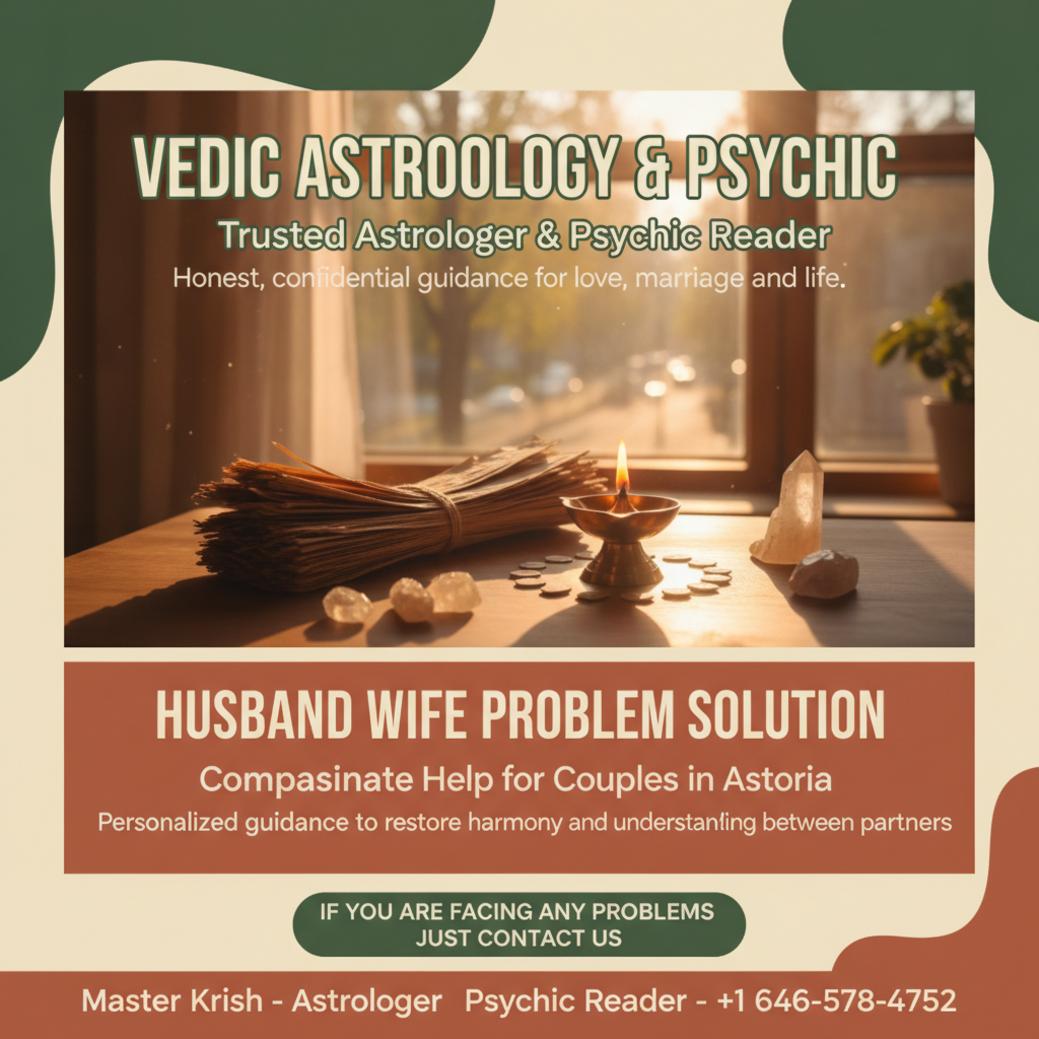 How Husband Wife Problem Solution Works in Astoria How Husband Wife Problem Solution Works in Astoria - Master Krish Indian Astrologer New York