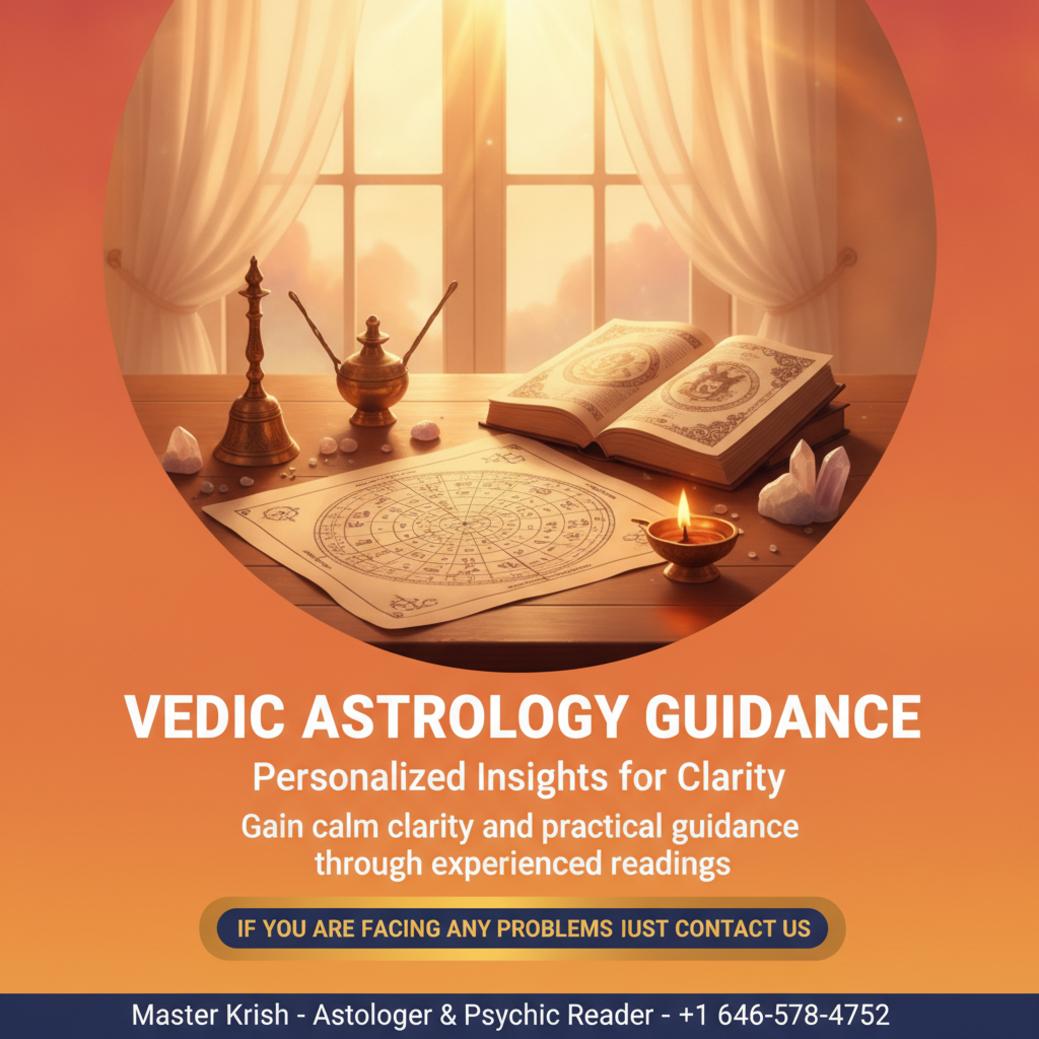 How Vedic Astrology in New Rochelle Can Guide Your Next Steps Detailed vedic astrology chart with ritual items in New Rochelle setting