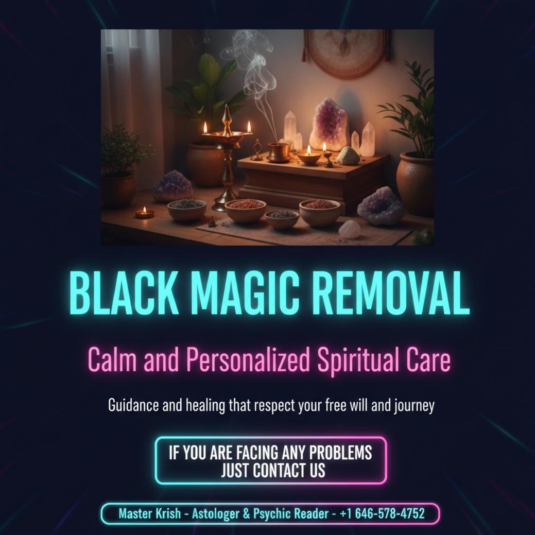 How Black Magic Removal Helps in Manhattan, NY Black magic removal tools on wooden altar in Manhattan NY practice